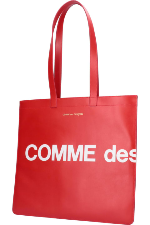 Comme des Garçons Wallet Bags for Men Comme des Garçons Wallet Logo Tote Bag