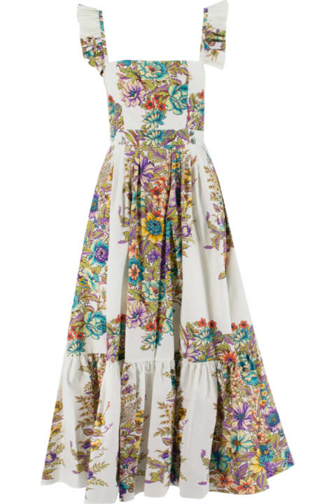 Etro Dresses for Women Etro White Cotton Dress With Print