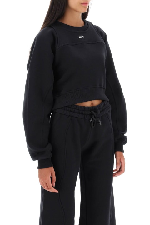 Off-White for Women Off-White Cropped Sweatshirt