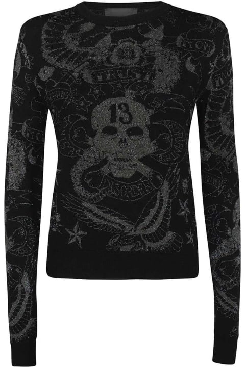 John Richmond for Men John Richmond Long Sleeve Crew-neck Sweater