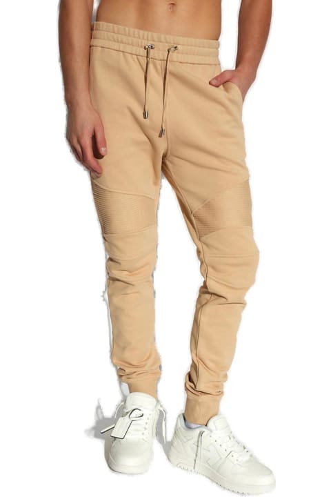 Balmain Pants for Men Balmain Drawstring Track Trousers