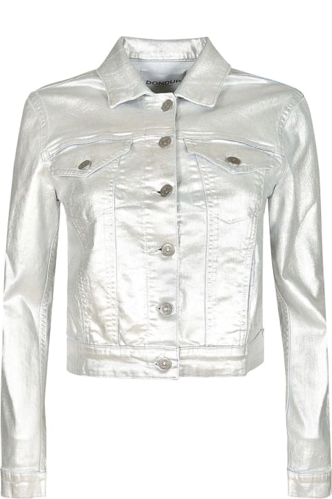 Fashion for Women Dondup Metallic Cropped Jacket