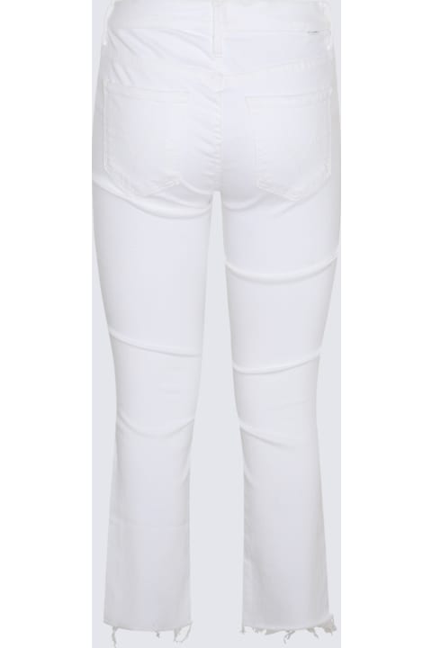 Mother Clothing for Women Mother White Cotton Jeans
