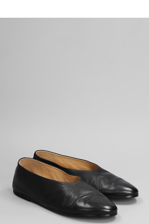 Marsell for Women Marsell Coltellaccio Ballet Flats In Black Leather