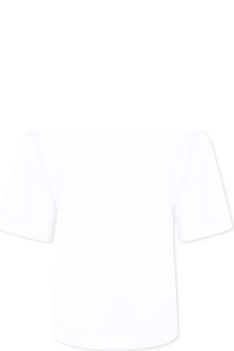 Homeware Marc Jacobs White T-shirt For Girl With Heart