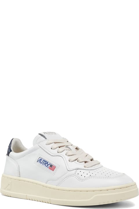 Autry for Kids Autry White Medalist Sneakers