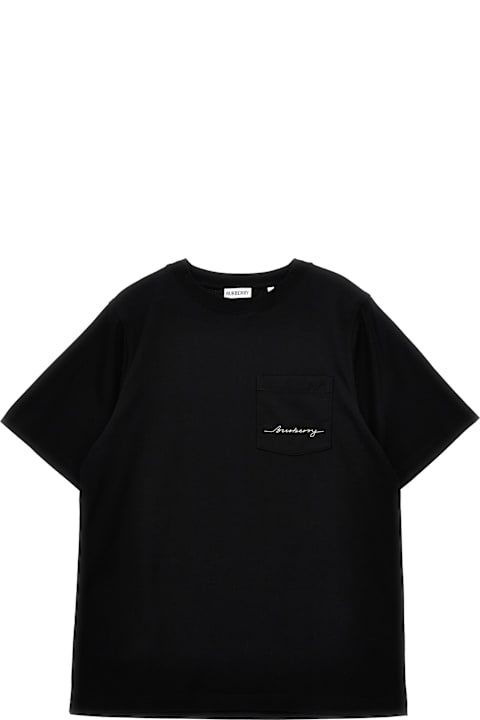 Burberry for Boys Burberry 'cedar Logo' T-shirt