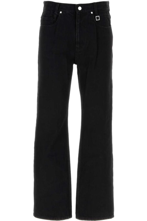 WOOYOUNGMI Jeans for Men WOOYOUNGMI Black Denim Jeans