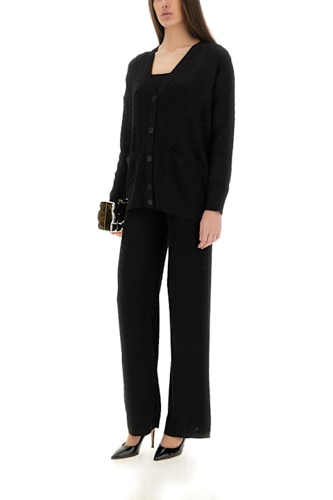 Missoni Sweaters for Women Missoni Chevron Pattern Cardigan