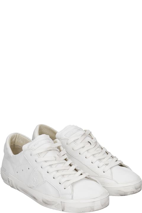 Philippe Model for Men Philippe Model Prsx L Sneakers In White Leather