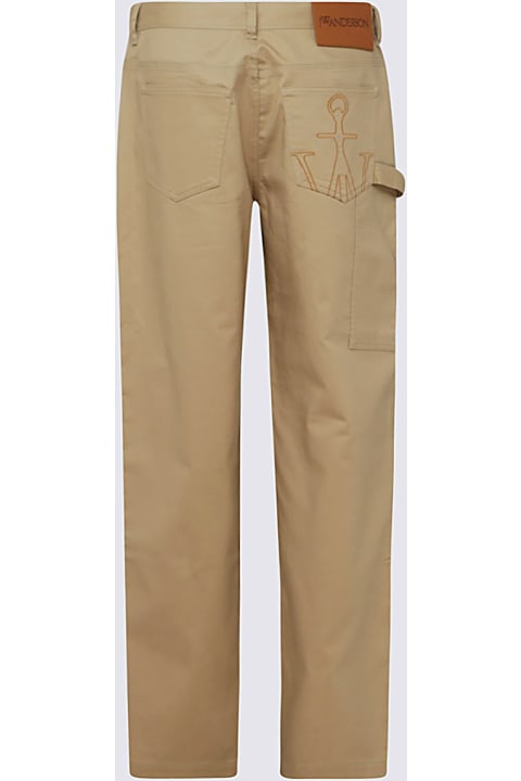Pants for Men J.W. Anderson Beige Cotton Trousers