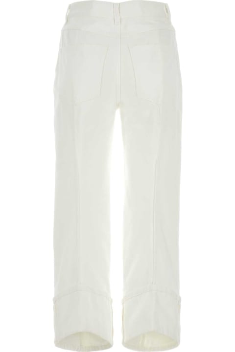 Bottega Veneta Clothing for Women Bottega Veneta White Denim Jeans