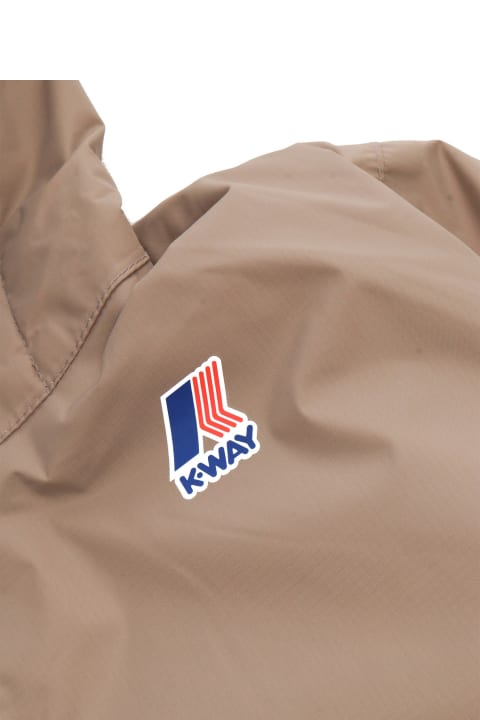 Sale for Kids K-Way Brown Waterproof Jacket