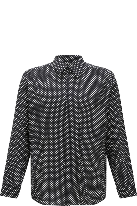 Saint Laurent Clothing for Men Saint Laurent Polka-dot Silk Shirt