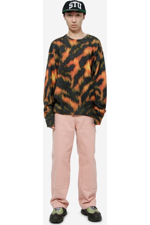 Stussy Fleeces & Tracksuits for Men Stussy Printed Fur Knitwear