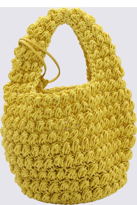 J.W. Anderson for Women J.W. Anderson Yellow Tricot Anchor Satchel Bag