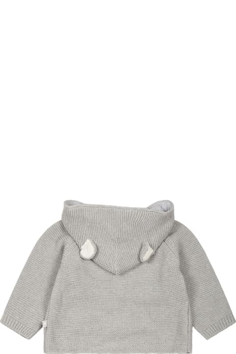 Sweaters & Sweatshirts for Baby Girls Stella McCartney Kids Grey Cardigan For Baby Boy