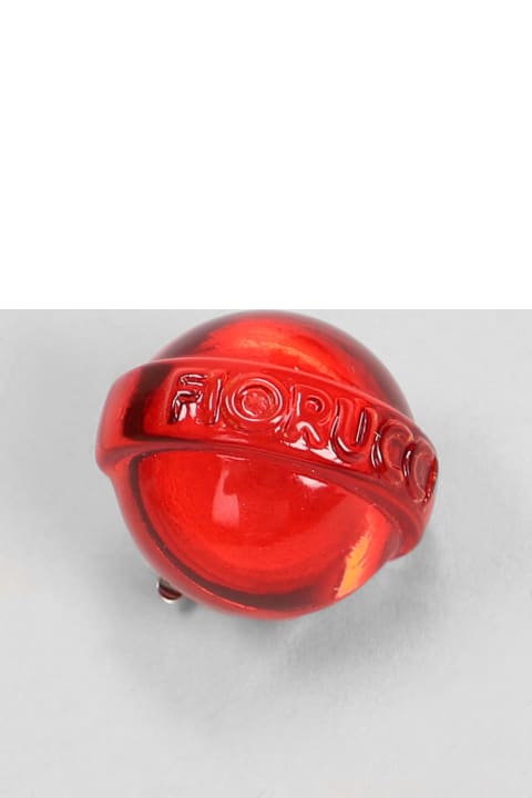 Earrings for Women Fiorucci In Red Resin