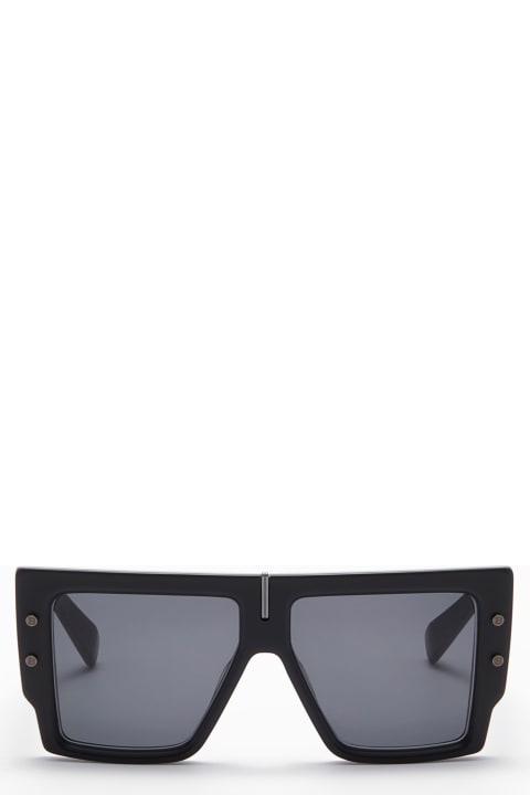 Accessories for Men Balmain B-grand - Matte Black / Black Rhodium Sunglasses