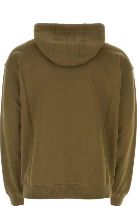Versace Fleeces & Tracksuits for Men Versace Army Green Cotton Sweatshirt
