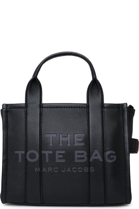 The Tote Black Leather Bag