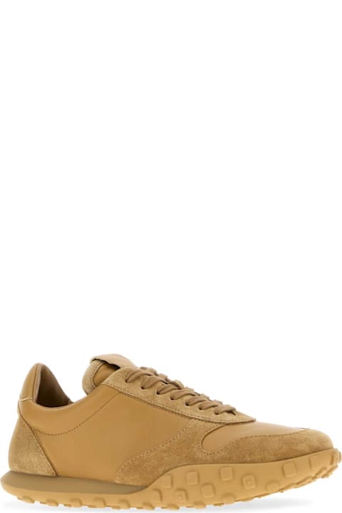 Homeware Jil Sander Camel Nappa Leather And Suede Moon Sneakers