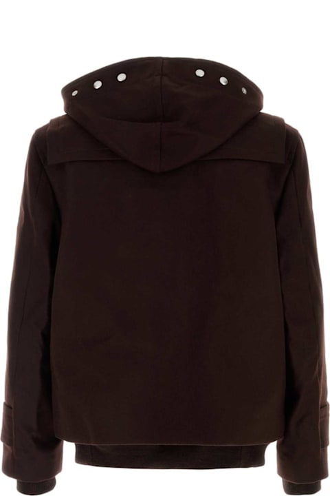 Sacai for Kids Sacai Brown Wool Montgomery