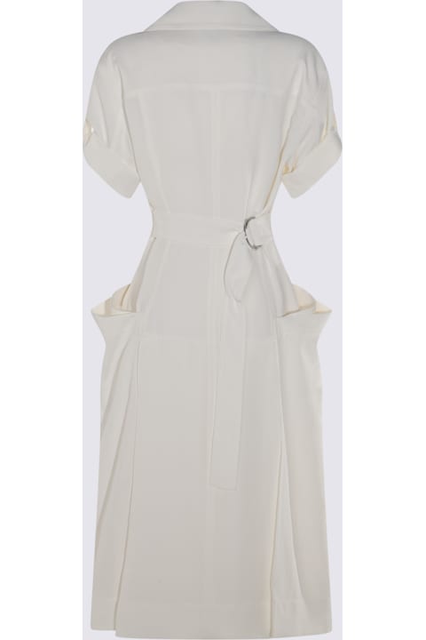 Bottega Veneta for Women Bottega Veneta White Viscose Mini Dress