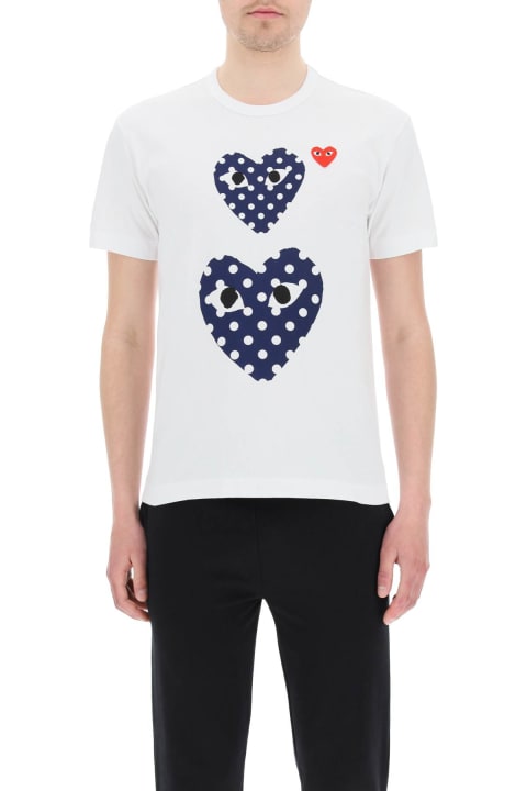 Comme des Garçons Play for Women Comme des Garçons Play Polka Dot Heart T-shirt