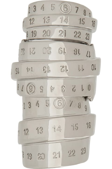 MM6 Maison Margiela Rings for Women MM6 Maison Margiela "numeric" Ring