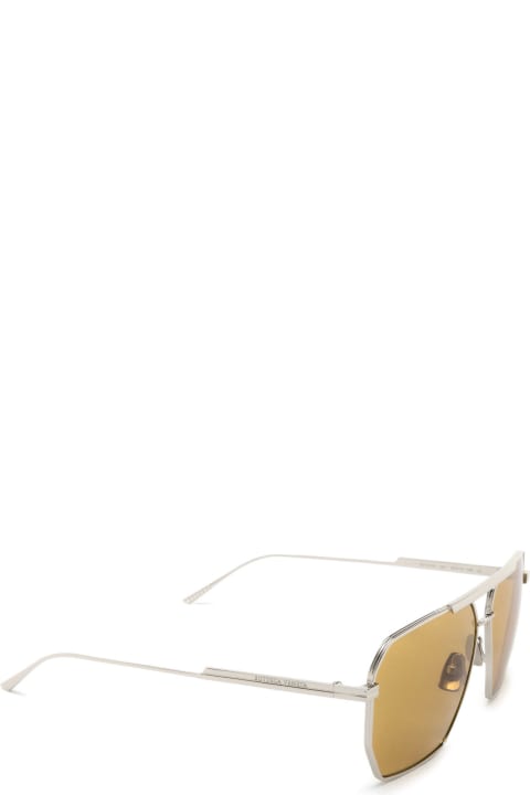 ウィメンズ Bottega Veneta Eyewearのアイウェア Bottega Veneta Eyewear Bv1012s Silver Sunglasses