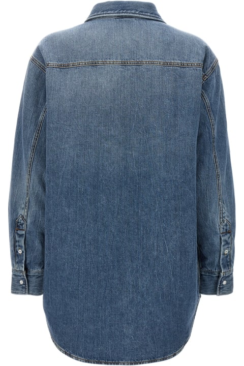 Gucci Topwear for Women Gucci Quilted Inner Denim Shirt