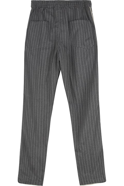 Homeware Rhude Cropped Pinstripe-motif Trousers