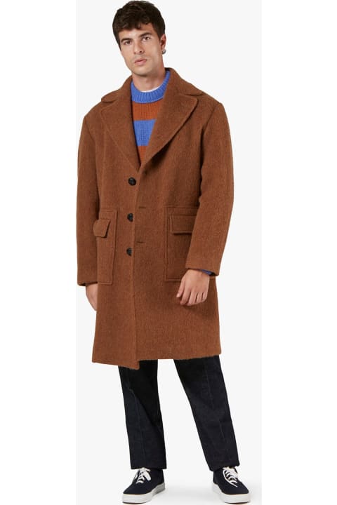 Homeware doppiaa Aamburgo Shetland Wool Coat