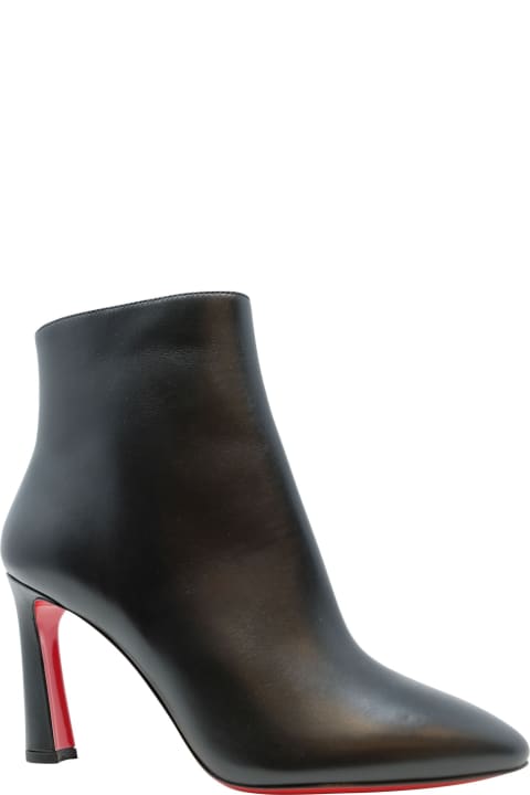 ウィメンズ新着アイテム Christian Louboutin Christian Louboutin Black Leather So Eleonor Ankle Boots