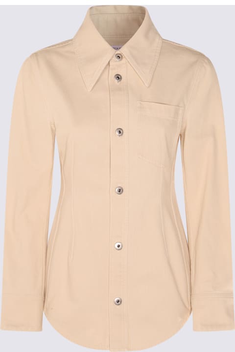 Bottega Veneta for Women Bottega Veneta Beige Cotton Denim Jacket