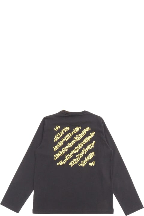 Off-White for Kids Off-White Black Sweatshirt With Logo