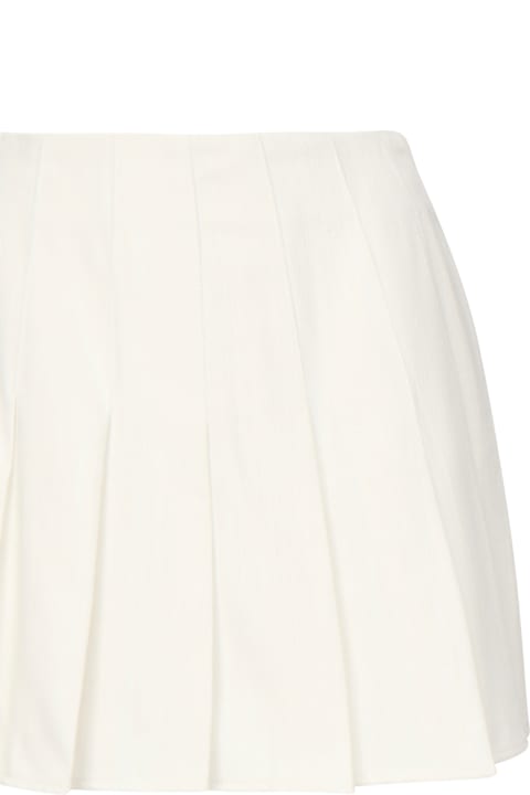 Nineminutes Clothing for Women Nineminutes Pleated Tennis Mini Skirt