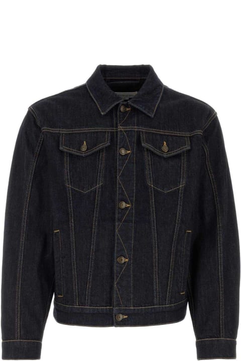 メンズ Alexander McQueenのコート＆ジャケット Alexander McQueen Button-up Denim Jacket