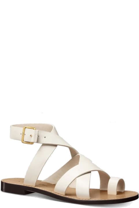 Dior for Women Dior Sun Leather Flat Sandals