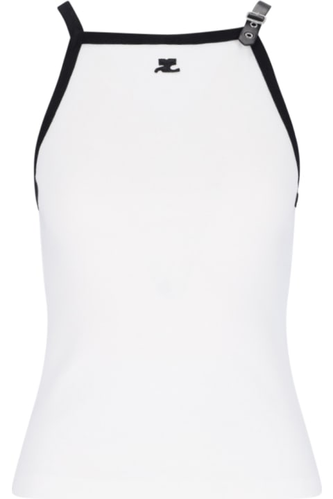 أدوات منزلية Courrèges Logo Tank Top