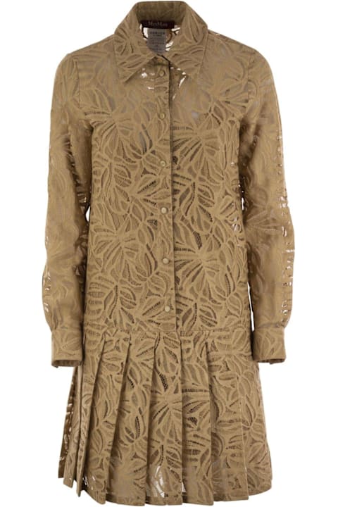 Max Mara Studio Coats & Jackets for Women Max Mara Studio Flared Lace Shirt Dress