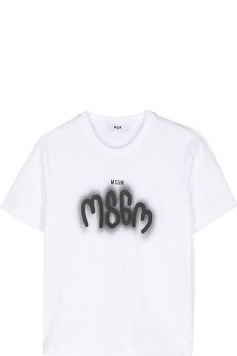 MSGM لـ Kids MSGM T-shirt Con Stampa