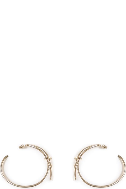 Jewelry Sale for Women Ferragamo Hoop Earrings With Knot