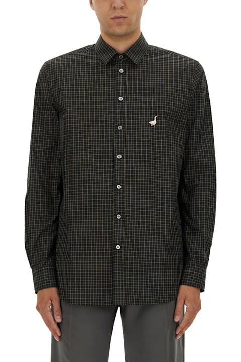 Moschino for Kids Moschino Shirt With Goose Embroidery