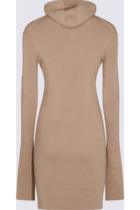 أدوات منزلية Fendi Beige Silk Mini Dress