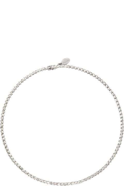 Necklaces for Women Weekend Max Mara Lodola Tennis Necklace With Rhinestones