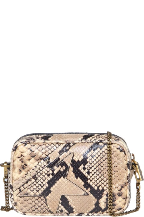 Golden Goose Sale for Women Golden Goose Mini Star Bag Shoulder Bag In Python Print Leather