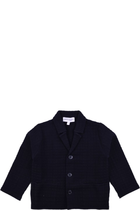 Emporio Armani Coats & Jackets for Baby Boys Emporio Armani Single-breasted Cotton Jacket