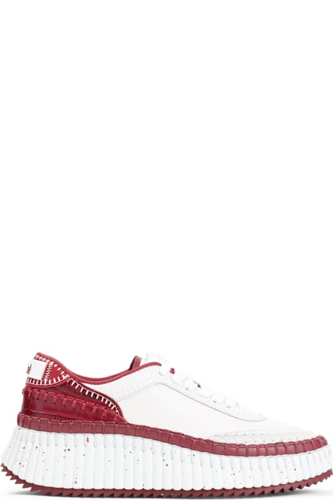 Chloé Sneakers for Women Chloé Red And White Sneakers